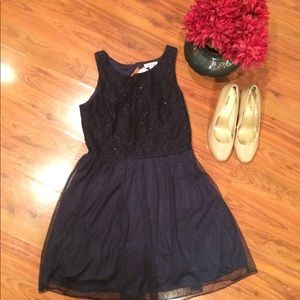 Kohl’s Sparkly Navy Blue Dress